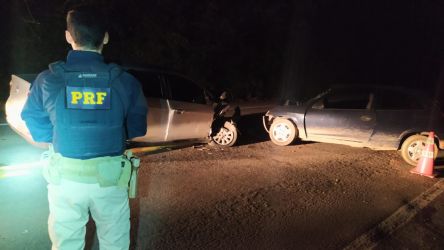 Colisão frontal na BR-116 em Campestre da Serra deixa feridos