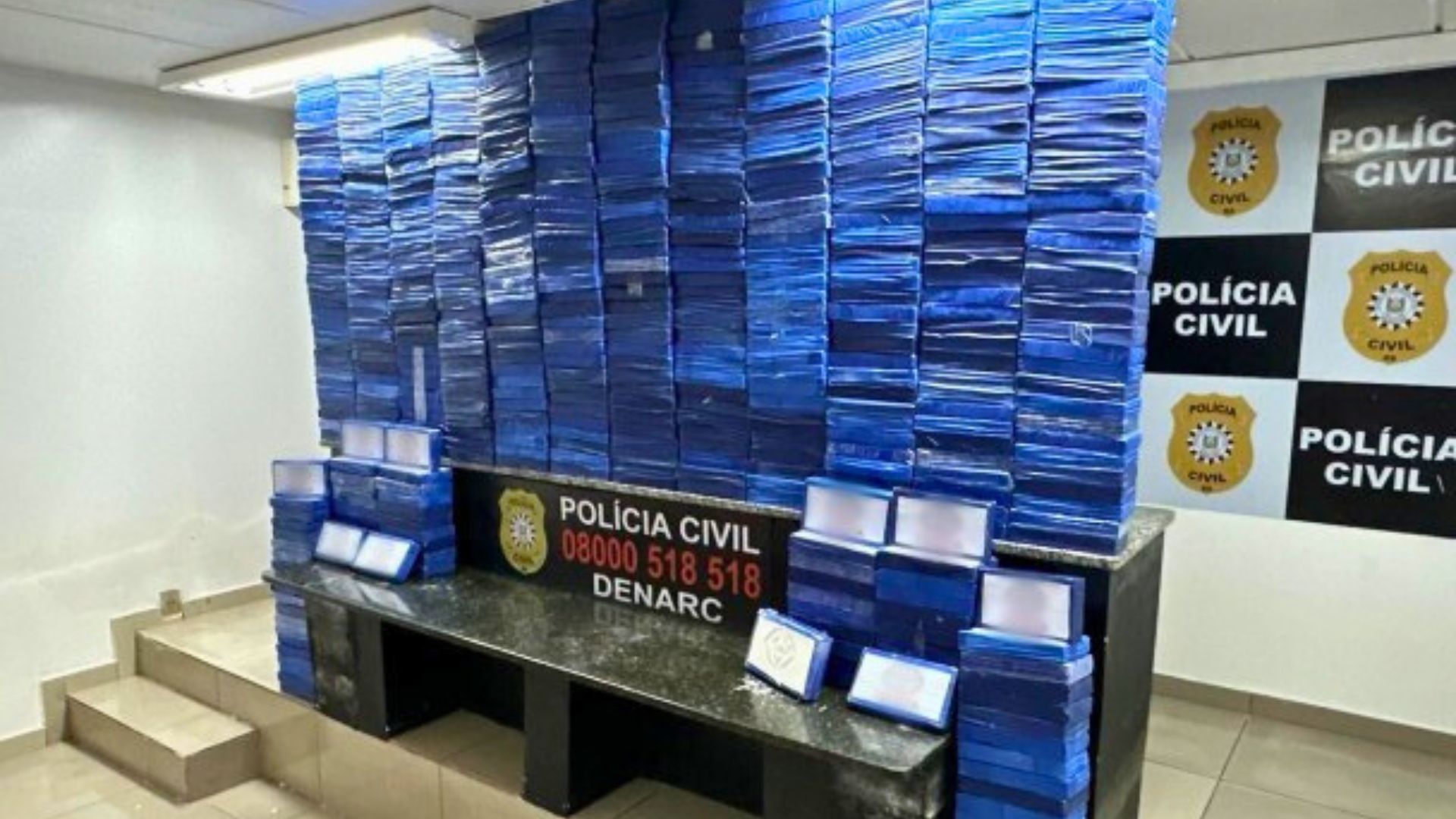 Polícia Civil apreende mais meia tonelada de cocaína em Canoas