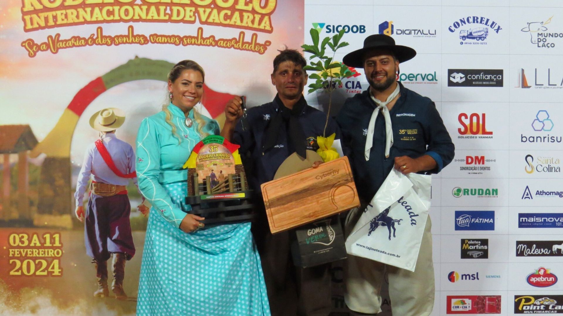 Conhecido o campeão da Gineteada Internacional de Vacaria