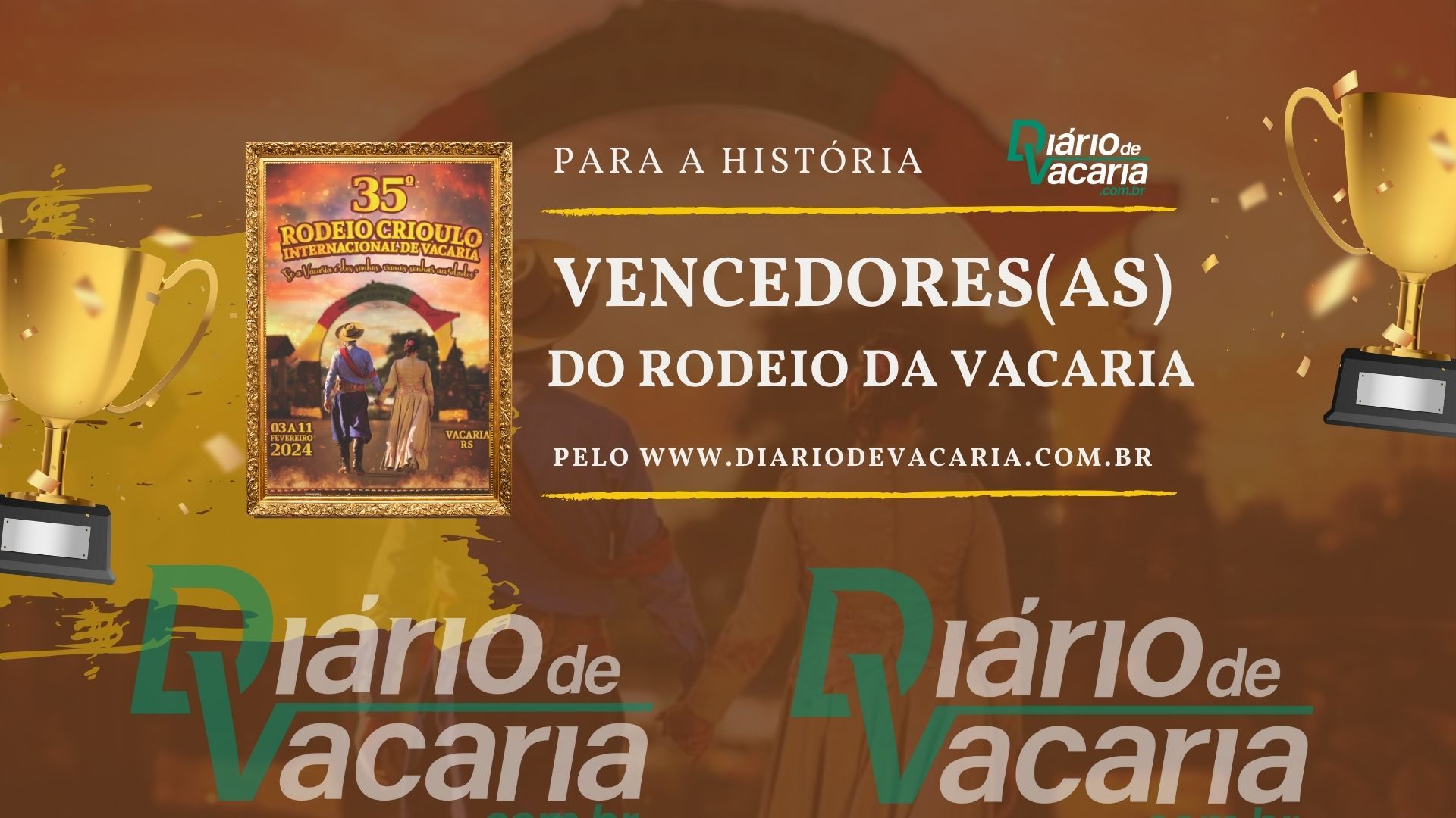 Vencedores do Rodeio da Vacaria