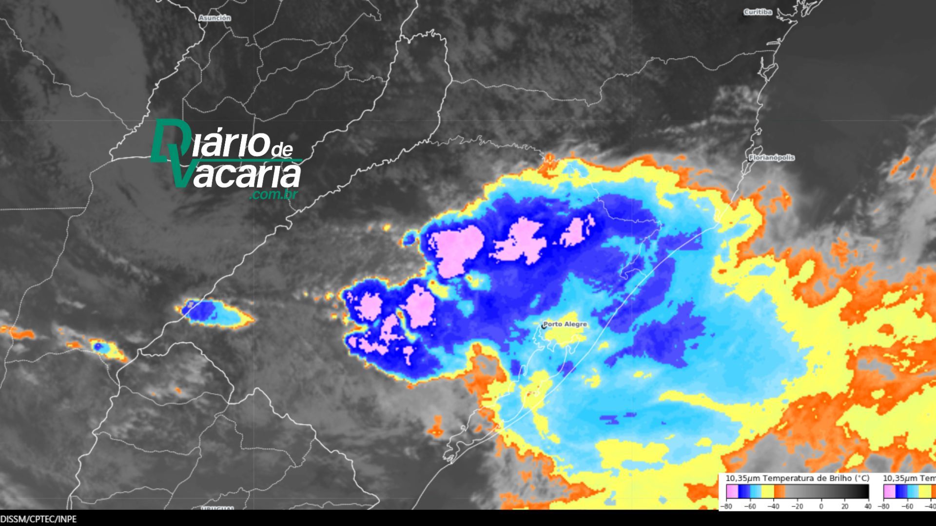 Alerta Extremo em Vacaria