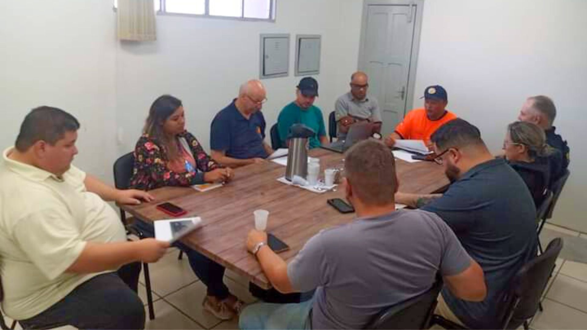 Reunião de Reforço sobre Ações da Defesa Civil