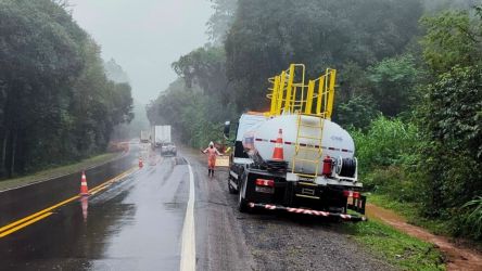 ERS-122 está totalmente interditada por precaução