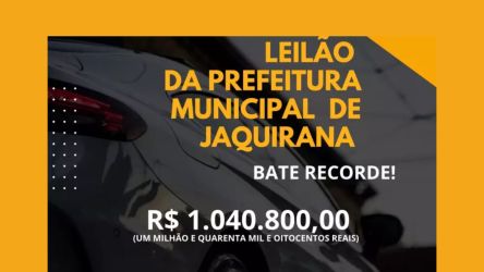 Leilão da Prefeitura de Jaquirana Alcança Recorde de Arrecadação