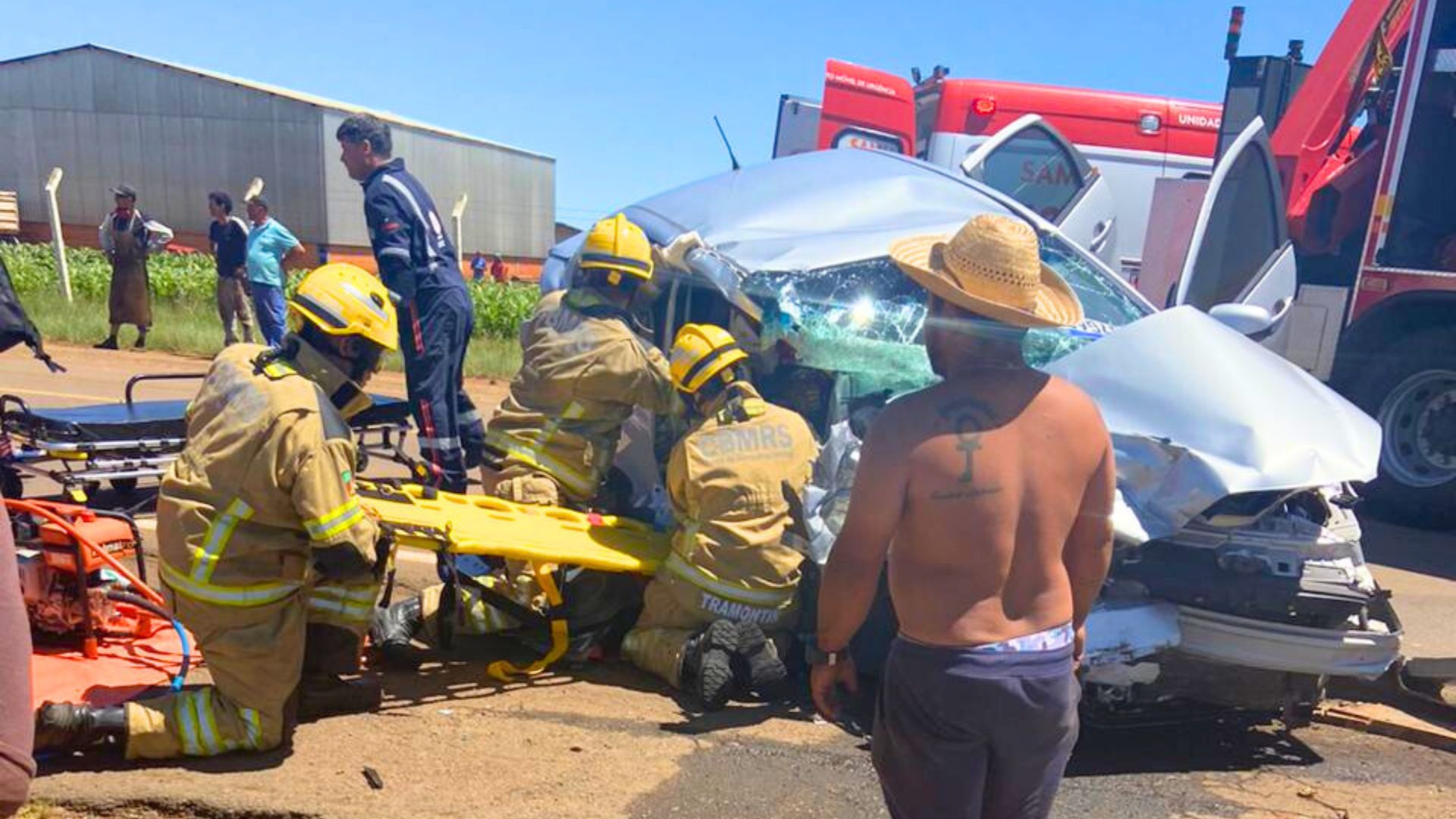 Acidente na BR-285 - Di&aacute;rio de Vacaria