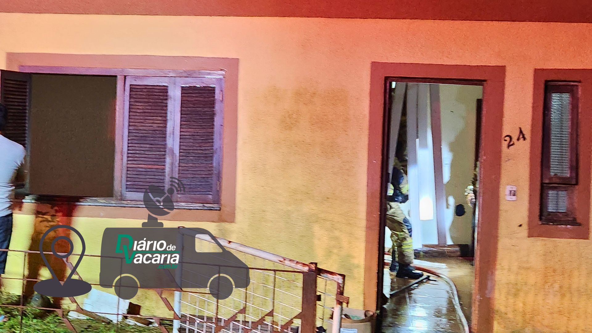 Inc&ecirc;ndio no Imperial em Vacaria foi Rapidamente Controlado pelos Bombeiros