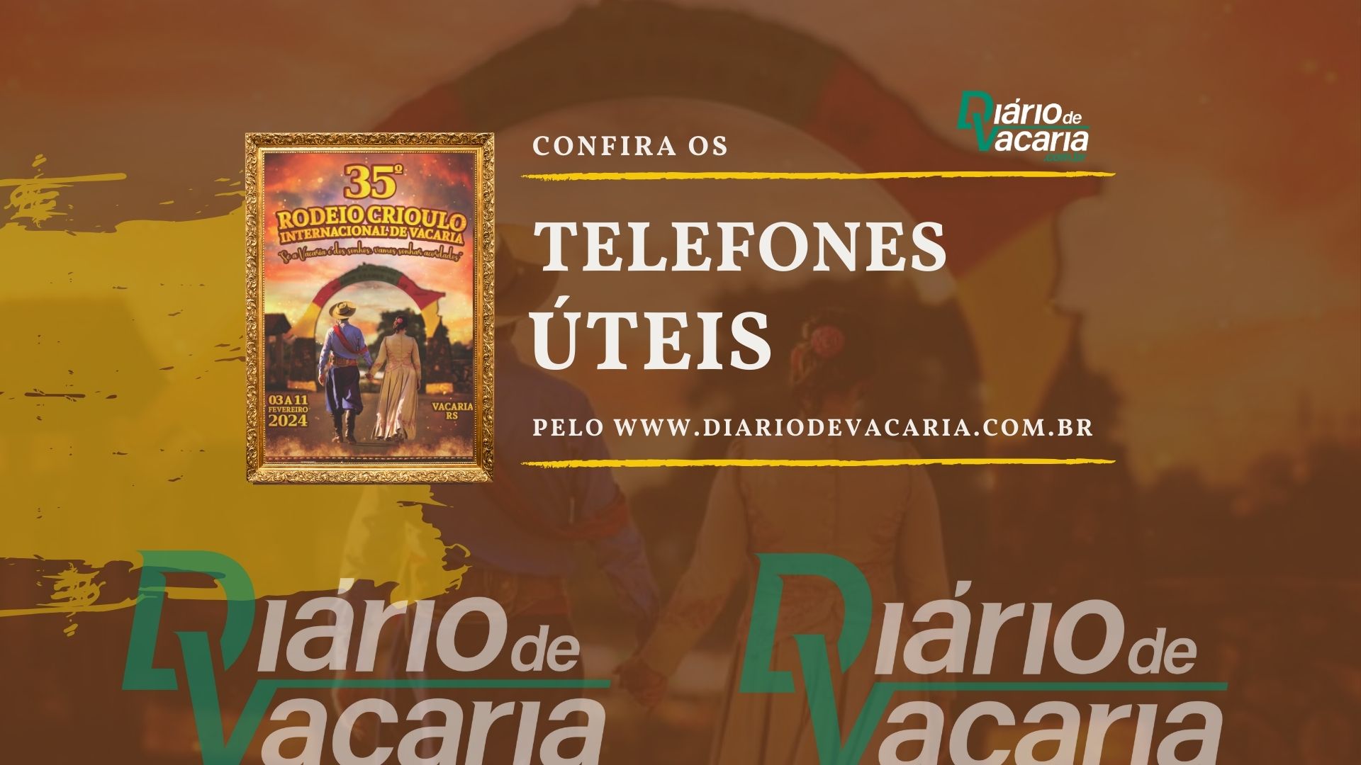 Acompanhe a programa&ccedil;&atilde;o completa da campeira do 35&ordm; Rodeio Crioulo Internacional de Vacaria.