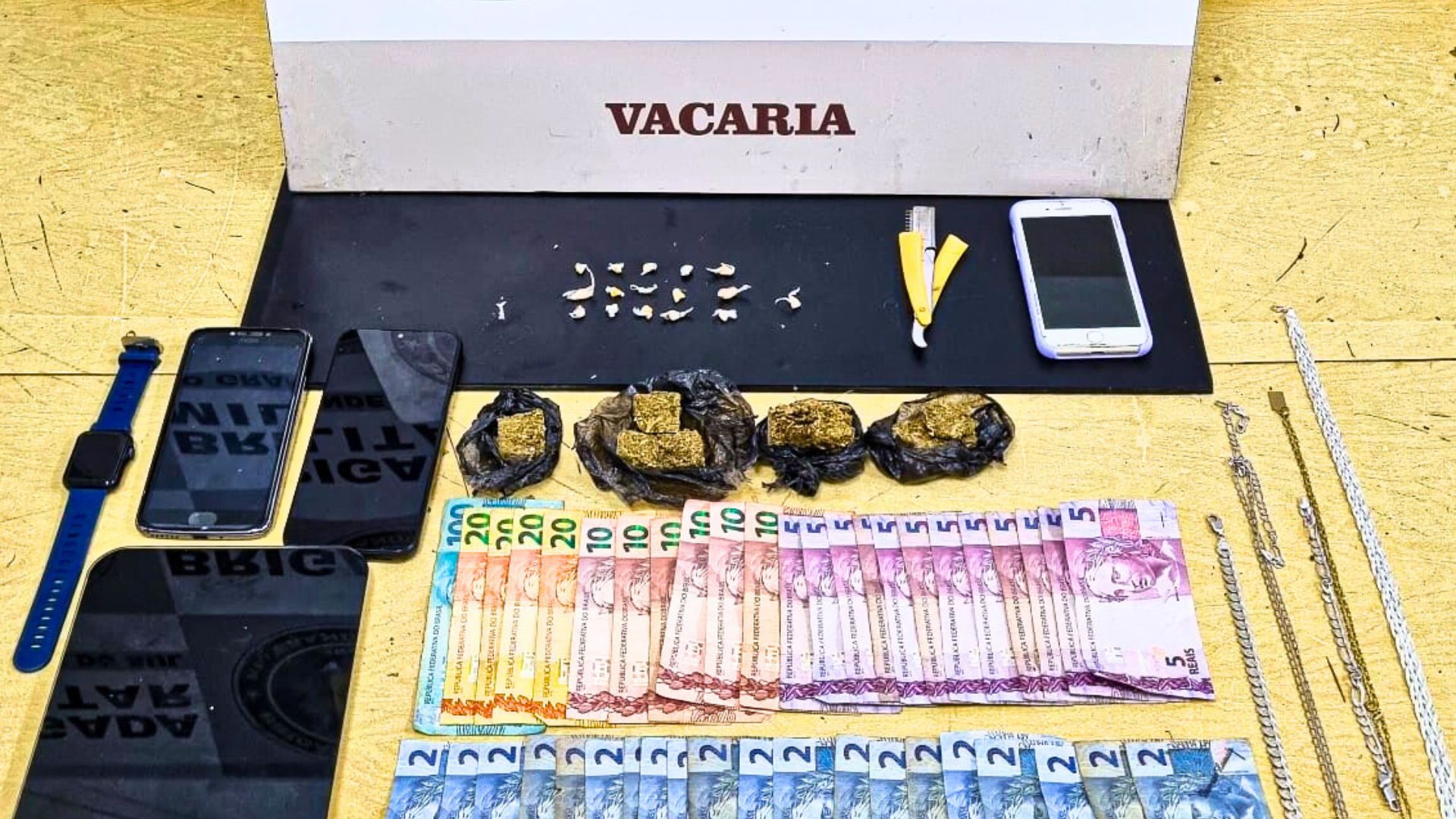 BM Prende Suspeito de Tráfico no bairro Kennedy