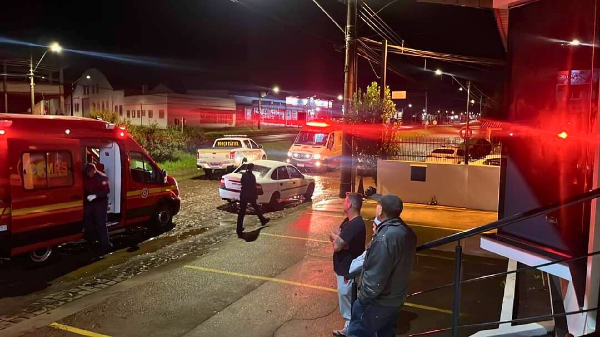 7&ordm; Homic&iacute;dio do ano em Vacaria deixa dois feridos e uma v&iacute;tima fatal