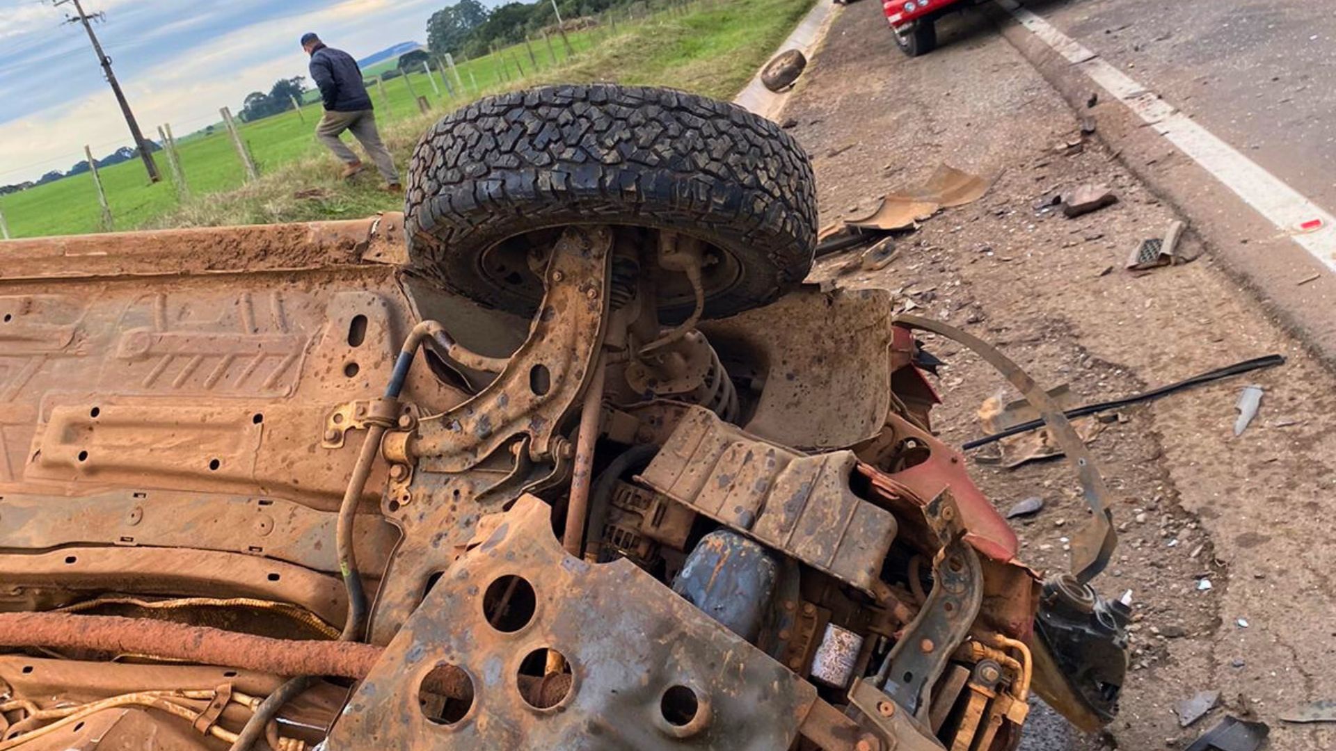 Sinistro de tr&acirc;nsito entre Vacaria e Muitos Cap&otilde;es deixa um ferido