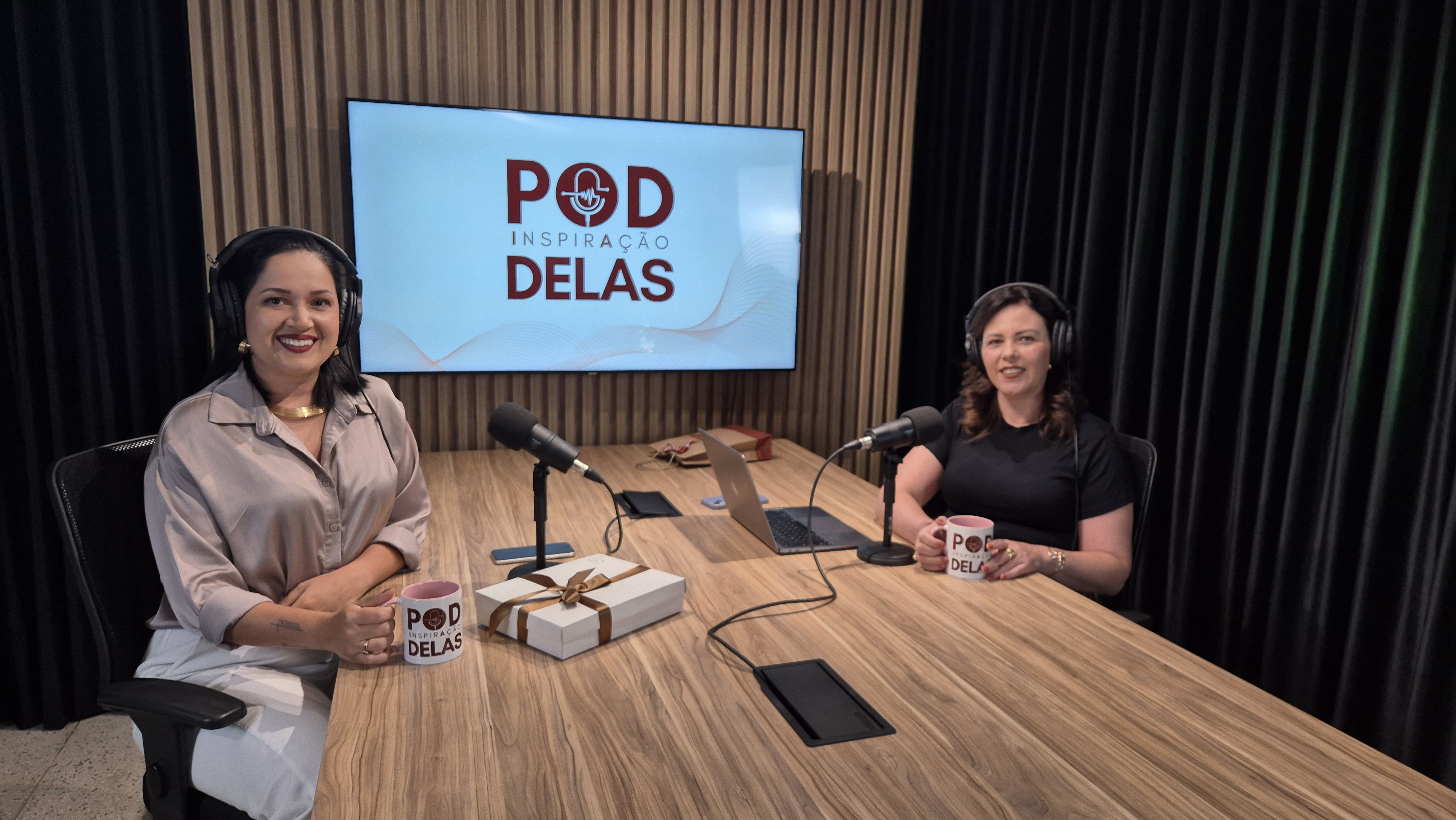Gravação do podcast Inspiração Delas
