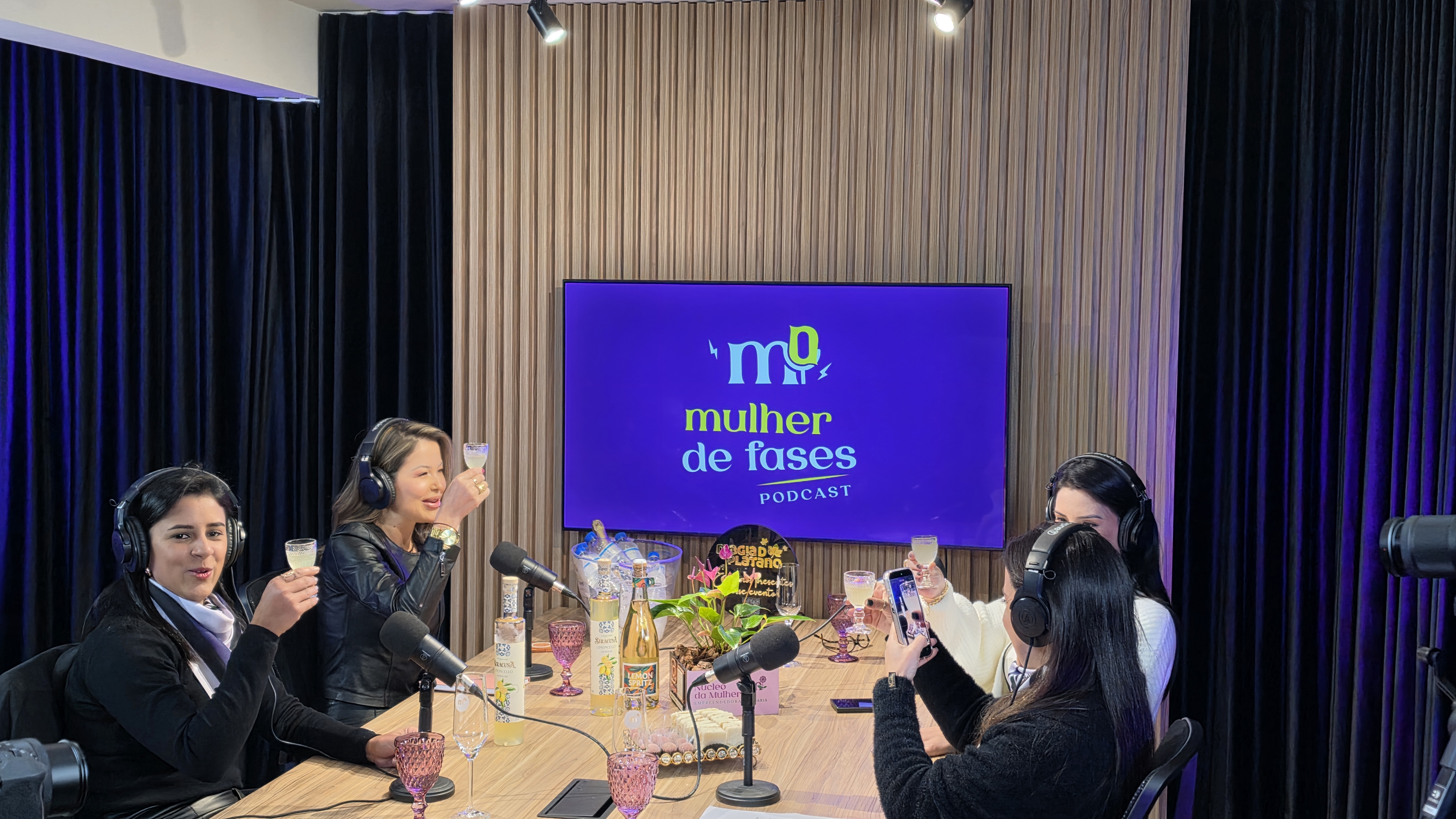 Gravação especial do projeto Mulher de Fases