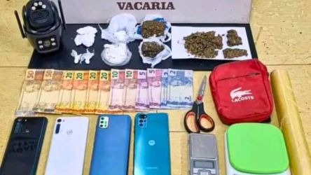 Mulher &eacute; presa por tr&aacute;fico de drogas em Vacaria