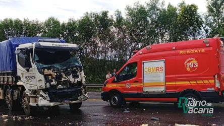 Acidente na 116 em Vacaria