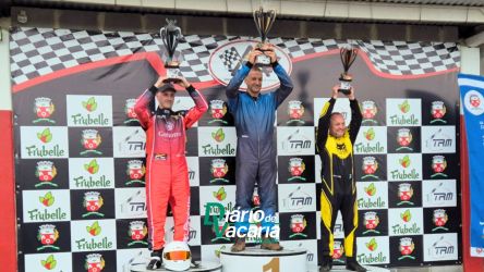 Pilotos aceleram para a vit&oacute;ria na 1&ordf; etapa do Campeonato Ga&uacute;cho de Kart