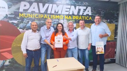 Assinado Conv&ecirc;nio para Cal&ccedil;amento em aBom Jesus