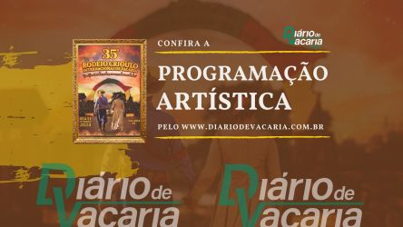 Acompanhe a programação completa da campeira do 35º Rodeio Crioulo Internacional de Vacaria.
